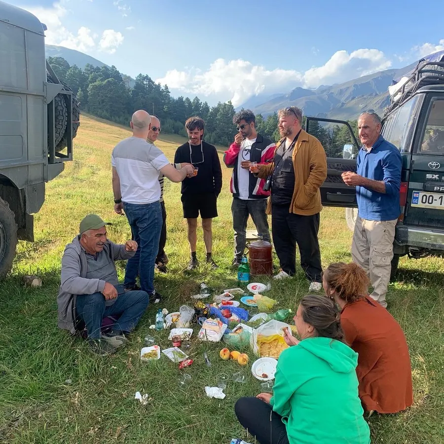 Feiern in Georgien